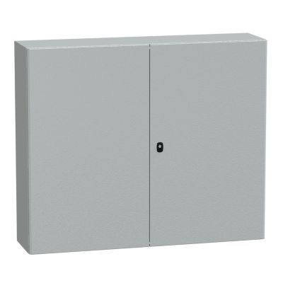 Nsys3d101230dp Coffret Métallique étanche Ip55 1200x1200x300 2 Portes Plaque Fournie Spacial S3d Schneider Electric