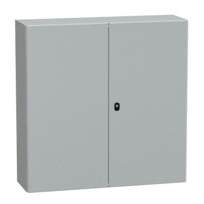 Nsys3d101030dp Coffret Métallique étanche Ip55 1000x1000x300 2 Portes Plaque Fournie Spacial S3d Schneider Electric