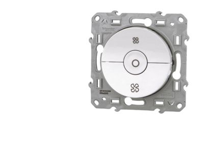 Schneider Electric Odace interrupteur VMC avec position arrêt à vis S520243