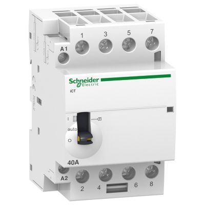 Acti9 iCT contacteur à commande manuelle 4NO 24VCA 50Hz A9C21144