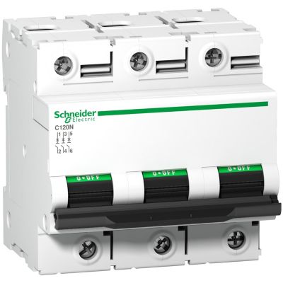Disjoncteur C120N 3P courbe B 10 kA A9N18351