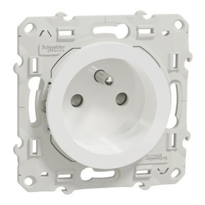 Schneider Odace Prise 2P+T - vue 2