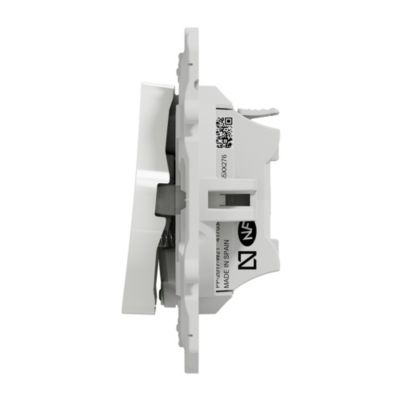 Mécanisme poussoir lumineux Schneider Electric Odace blanc