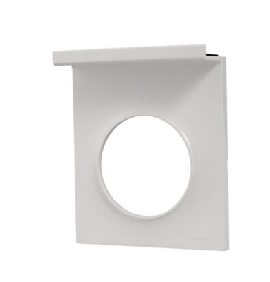 Plaque de finition simple Schneider Electric Odace blanc