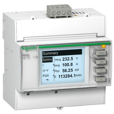PowerLogic Centrale de mesure modulaire PM3255 communication Modbus et mémoire METSEPM3255