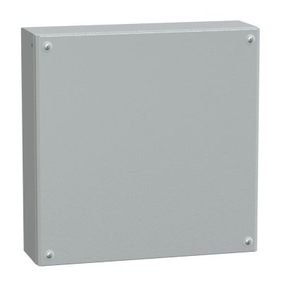 Nsysbm404012 Schneider Spacial Sbm Boite étanche Ip66 En Acier 400x400x120mm Couvercle Plein