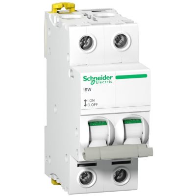 A9s65291 Schneider Interrupteur Sectionneur Bipolaire 2p Acti9 Isw