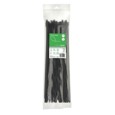 Schneider Collier De Serrage Plastique En Rilsan 380x7 6mm Nylon Lot De 100 Colliers Serre câbles