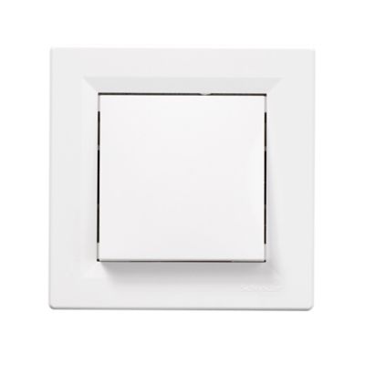 Interrupteur va-et-vient complet Schneider Electric Asfora blanc