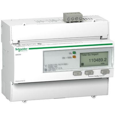 Acti9 iEM compteur d'énergie tri multitarif alarmekW Modbus MID