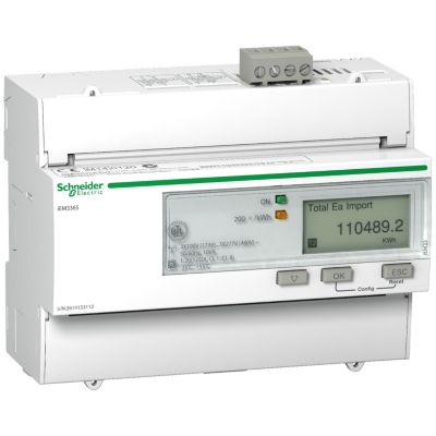 Acti9 iEM compteur d'énergie tri multitarif alarmekW BACnet MID