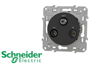 Prise TV + FM + SAT Schneider Odace