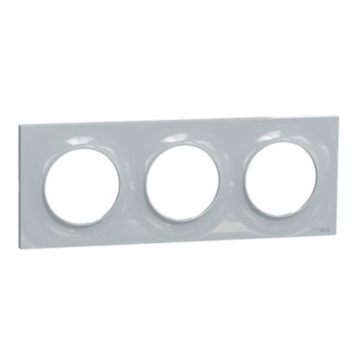 Schneider Electric Plaque 3 Postes Odace Styl - vue 5