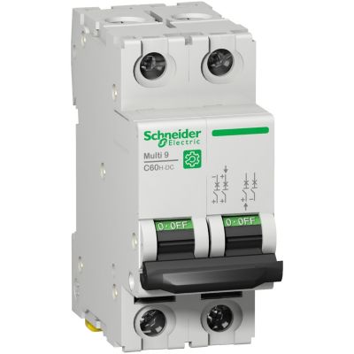 Multi9 C60H DC disjoncteur 2P C DC