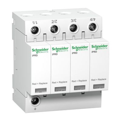 A9l40421 Schneider Parafoudre Tétrapolaire De Type 2 Iprd40r 40ka Report De Signalisation