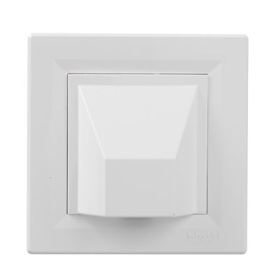 Sortie de câble complète Schneider Electric Asfora blanc