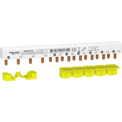 Resi9 XP peigne monobloc 3P+N 10 modules cache dents 5M