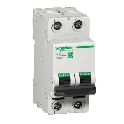 Disjoncteur miniature Multi9 C60SP Schneider Electric 2 pôles 5kA / Courbe D Norme UL1077