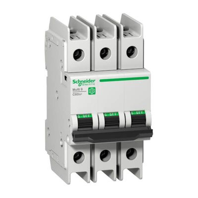 Disjoncteur miniature Multi9 C60BP Schneider Electric 3 pôles 10kA / Courbe C Norme UL489