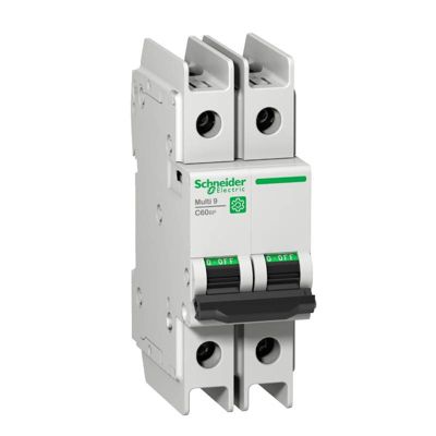 Disjoncteur miniature Multi9 C60BP Schneider Electric 2 pôles 10kA / Courbe D Norme UL489