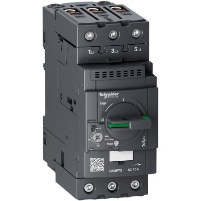 Gv3p73 Disjoncteur Moteur Schneider Magnéto thermique Gv3p 62 à 3p Everlink