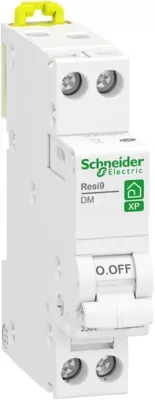 Disjoncteur peignable courbe C phase + neutre 2A Schneider Electric Resi9 XP