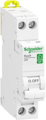 Disjoncteur peignable courbe C phase + neutre 10A Schneider Electric Resi9 XP