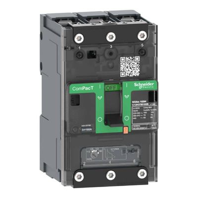Disjoncteur ComPacT NSXmF Schneider Electric TM D 3P 36kA Borne à cosses