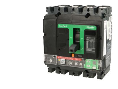 Disjoncteur tarif jaune tétrapolaire 4P4D Schneider ComPacT NSX160F