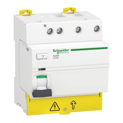 Interrupteur différentiel tête de groupe Acti9 iIG40 Schneider Electric 3P+N 300mA Type AC