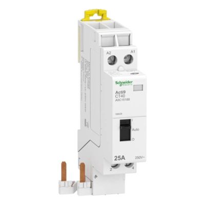 Contactor CT iC40 2P con mando manua