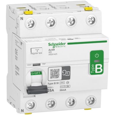 Acti9 iID interrupteur différentiel 4P 30mA type B SI