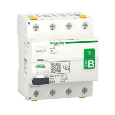 Acti9 interrupteur différentiel 4P 30mA type B SI A9Z61463
