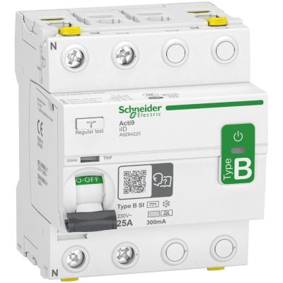 Acti9 iID interrupteur différentiel 2P 300mA type B SI