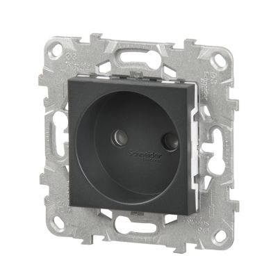 Mécanisme prise 2 pôles Schneider Electric Unica Déco anthracite