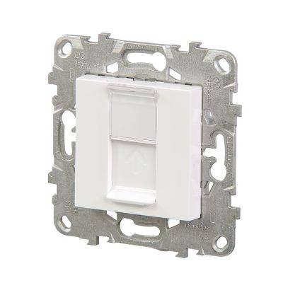 Mécanisme pour prise RJ45 CAT6 Schneider Electric Unica Déco blanc