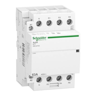 Contacteur tête de groupe Acti9 iDT40 CT Schneider Electric 3P+N 4NF