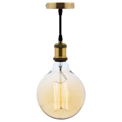Rétro Vintage Lampe Suspension en bois Cage E27 Suspension Industrielle,Lustre LED Moderne