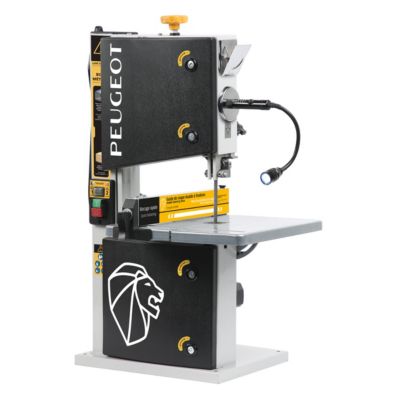 Scie à ruban stationnaire filaire - 710 W - largeur de coupe max 200 mm - hauteur de coupe max 80 mm - Peugeot ENERGYBAND-80WM