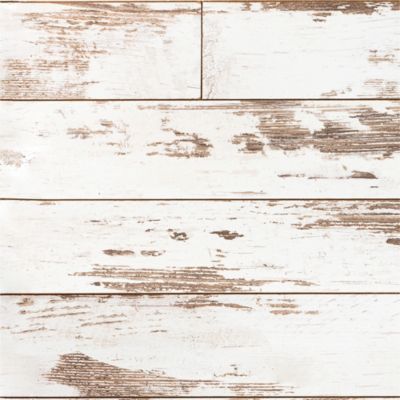 Lot 8 carreaux adhésifs décoratifs Vinyl Way Florence Dada Art effet Imitation parquet blanc & bois 