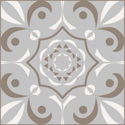 Lot 8 carreaux adhésifs décoratifs Vinyl Way New Port Dada Art effet bois bois L.20 x L.20 cm x ep.1