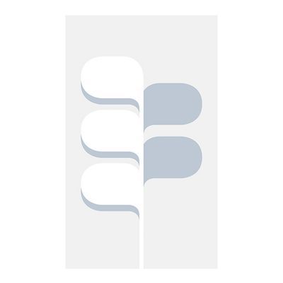 Affiche déco murale Palme Bleu L.80 x l.60 cm