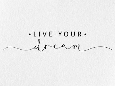 Affiche décorative Dream l.30 x H.40 cm