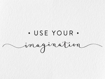 Affiche décorative Imagination l.30 x H.40 cm