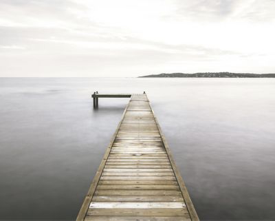 Affiche décorative ponton l.40 x H.50 cm