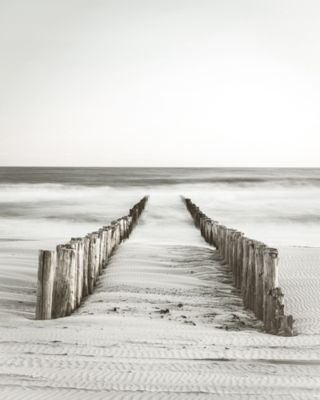 Affiche ponton sable Dada Art l.40 x H.50 cm