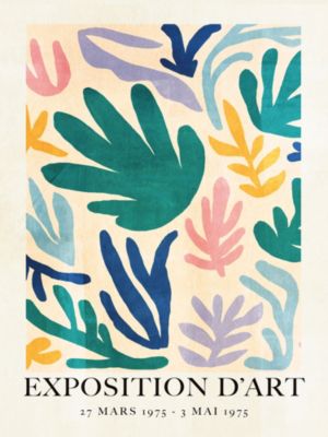 Affiche expo d'art Dada Art l.30 x H.40 cm