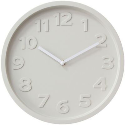 Horloge murale design beige ?30 x ep.4,5cm