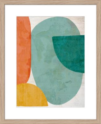 Image encadrée formes Dada Art l.40 x H.50 cm multicolore