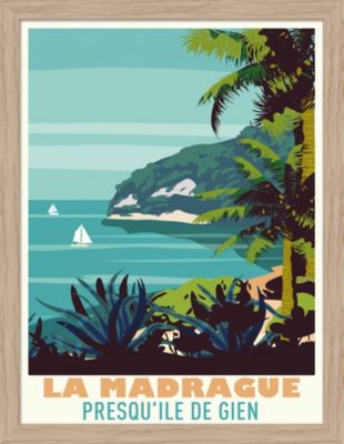 Image encadrée Trap cadre en bois 30x40 cm